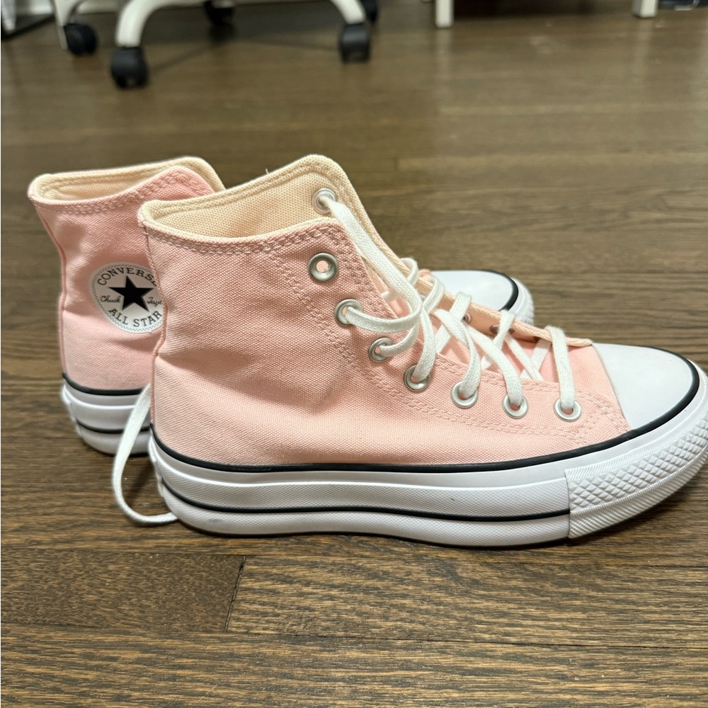Converse Light Pink Canvas Sneakers